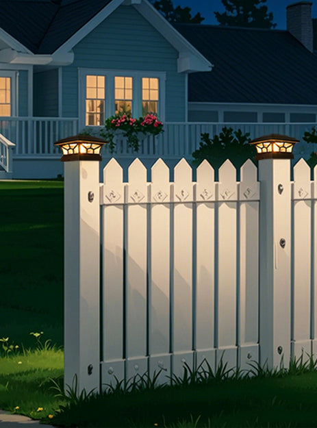 Solar Poat Cap Lights