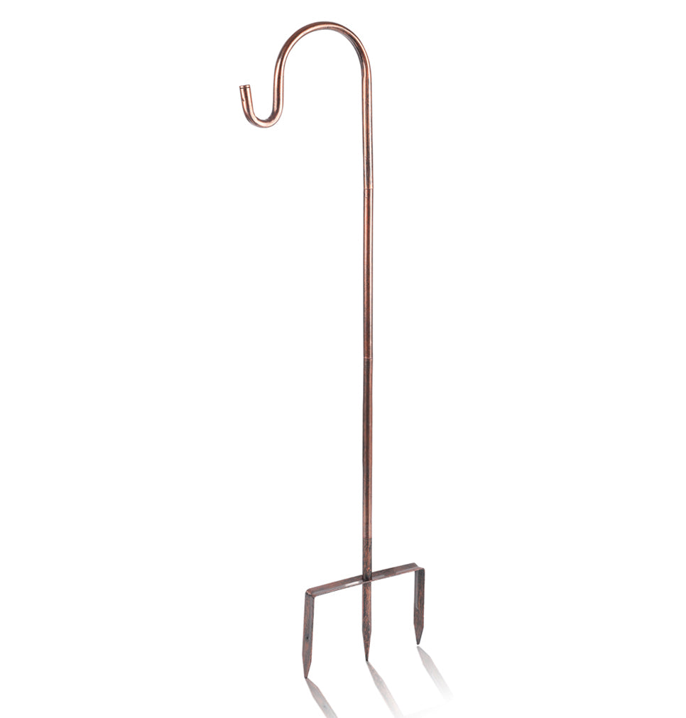 Shepherd Hook 31 inch 1/2 inch Thick Use at Weddings, Hanging Solar Lights, Lanterns, Bird Feeders, Metal Hanger Hook U.S. Patent.