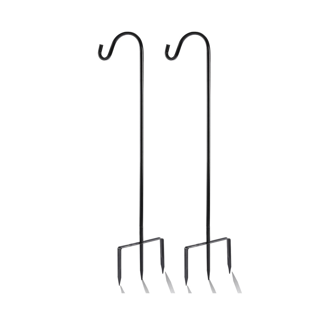 Shepherd Hook 31 inch 1/2 inch Thick Use at Weddings, Hanging Solar Lights, Lanterns, Bird Feeders, Metal Hanger Hook U.S. Patent.