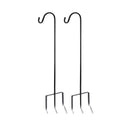 Shepherd Hook 31 inch 1/2 inch Thick Use at Weddings, Hanging Solar Lights, Lanterns, Bird Feeders, Metal Hanger Hook U.S. Patent.