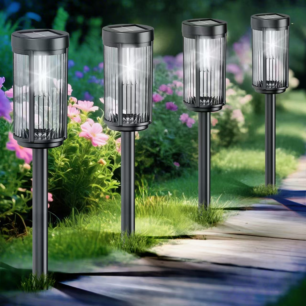 Solar Lights for Outside Walkway Pathway Yard Garden Lawn Outdoor Waterproof Decorative Contemporary Landscape Lighting